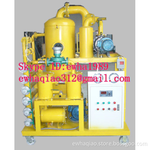 Used Current Transformer Oil Filtration Apparatus with no pollution,fast degas,dewater,vacuum oiling and vacuum drying